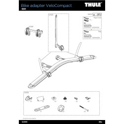 PIECES RECHANGE ADAPTATEUR 4eme VELO VELOCOMPACT