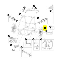 ROUE COMPLETE POUR COASTER XT