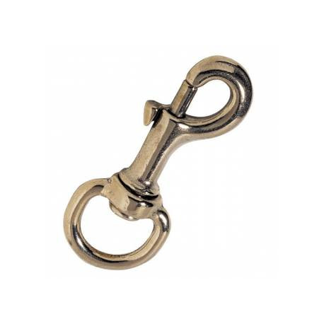 BOLT SNAP ROUND SWIVEL EYE - SIZE 1/2 POLI