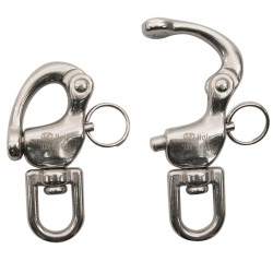 QUICK RELEASE SNAP SWIVEL INOX EYE SIZE 1 POLI