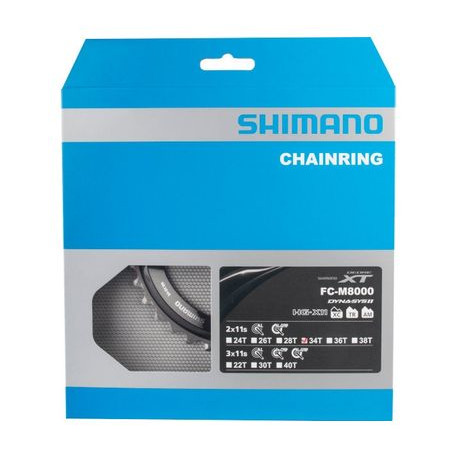 Shimano Plateau M8000 3424 Double 34T 1X11S